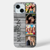 Coques Case-Mate iPhone Create Your Custom Photo Collage Rustic Farmhouse (Verso)