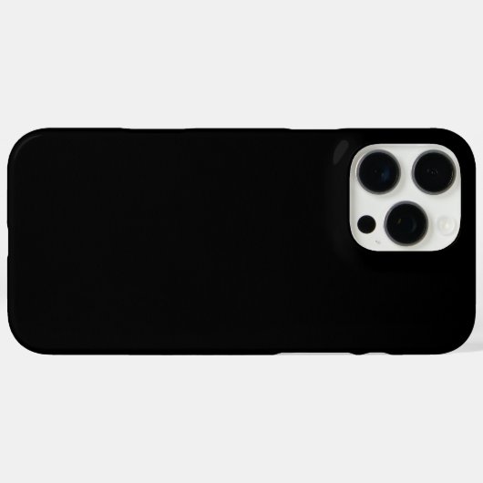 Coques Case-Mate iPhone Create Your Own Black Custom Design Holiday Card (Verso (horizontal))