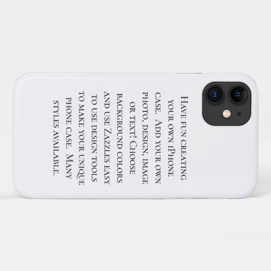 Coques Case-Mate iPhone Create Your Own Custom iPhone Case (Dos (Horizontal))