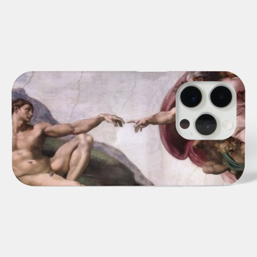 Coques Case-Mate iPhone Création d'Adam par Buonarroti Michelangelo (Verso (horizontal))