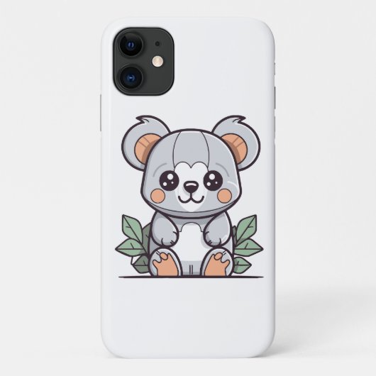 Coques Case-Mate iPhone Création de Koala Vector Magique Kawaii (Dos)