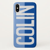 Coques Case-Mate iPhone Création de nom en gras. (Dos)