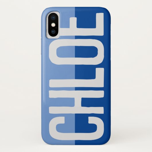 Coques Case-Mate iPhone Création de nom en gras. (Dos)