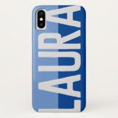 Coques Case-Mate iPhone Création de nom en gras. (Dos)