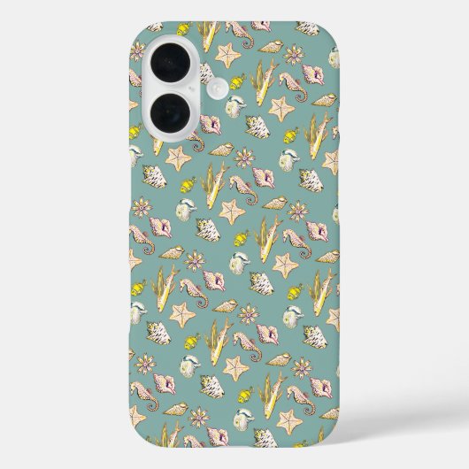 Coques Case-Mate iPhone Créatures de l'aquamarine océanique (Verso)