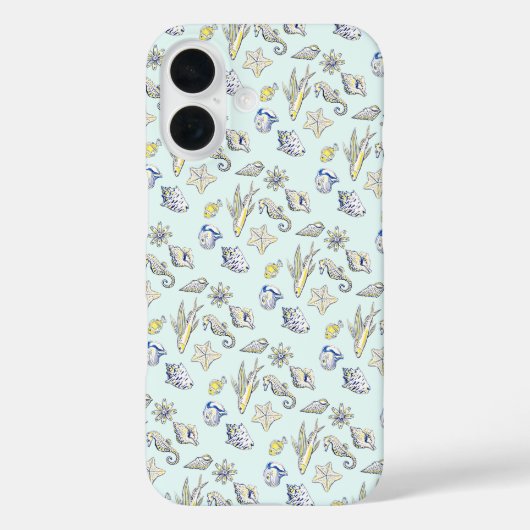Coques Case-Mate iPhone Créatures de l'aquamarine océanique (Verso)