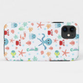 Coques Case-Mate iPhone Créatures de mer sous-marines fantaisistes (Dos (Horizontal))