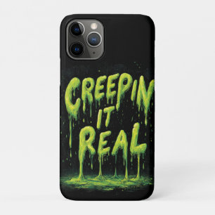 Case-Mate iPhone Case "Creepin it Real", humoristique typographie mince