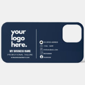 Coques Case-Mate iPhone Créer son propre code QR Logo d'entreprise Social (Retour (horizontal))