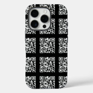 Coques iPhone 16 Pro Créer un Motif de code QR en mosaïque   Couleur mo