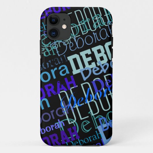 Coques Case-Mate iPhone créer un motif de nom (Dos)