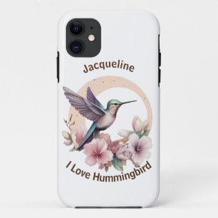 Case-Mate iPhone Case Créer votre propre couleur d'eau Hummingbird Nom p