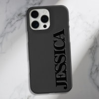 Créer votre propre Matte Nom noir Monogramme