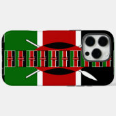 Coques Case-Mate iPhone Créez votre propre Black Red Green (Verso (horizontal))