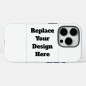 Coques Case-Mate iPhone Créez votre propre blanc (Verso (horizontal))