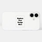 Coques Case-Mate iPhone Créez votre propre blanc (Verso (horizontal))