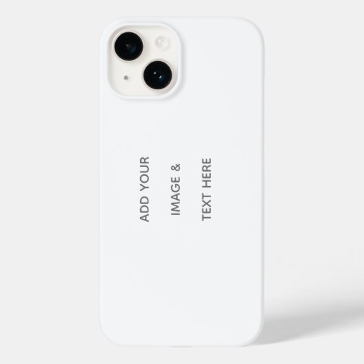 Coques Case-Mate iPhone Créez votre propre blanc (Verso)