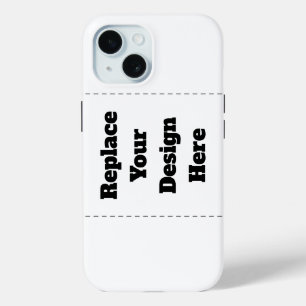Coque Pour iPhone 15 Créez Votre Propre blanc