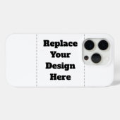 Coques Case-Mate iPhone Créez votre propre blanc (Verso (horizontal))