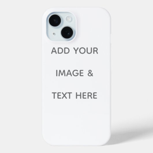 Coques Case-Mate iPhone Créez votre propre blanc (Verso)