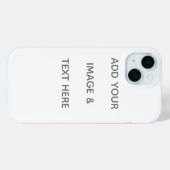 Coques Case-Mate iPhone Créez votre propre blanc (Verso (horizontal))