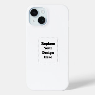 Coque Pour iPhone 15 Créez votre propre blanc