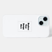 Coques Case-Mate iPhone Créez votre propre blanc (Verso (horizontal))