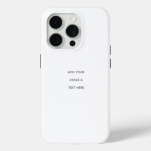 Coque iPhone 15 Pro Créez Votre Propre blanc