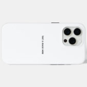 Coques Case-Mate iPhone Créez votre propre blanc (Verso (horizontal))
