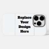 Coques Case-Mate iPhone Créez votre propre blanc  (Verso (horizontal))