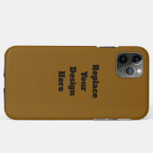 Coques Case-Mate iPhone Créez Votre Propre Brun (Dos (Horizontal))