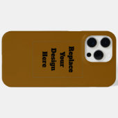 Coques Case-Mate iPhone Créez Votre Propre Brun (Verso (horizontal))