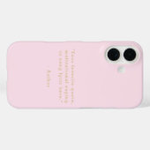 Coques Case-Mate iPhone Créez Votre Propre Citation (Verso (horizontal))