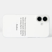 Coques Case-Mate iPhone Créez Votre Propre Citation (Verso (horizontal))