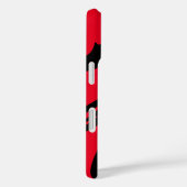 Coques Case-Mate iPhone Créez Votre Propre Cool Rouge Et Noir (Verso / Droite)