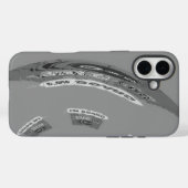 Coques Case-Mate iPhone Créez votre propre Funny Bored (Verso (horizontal))