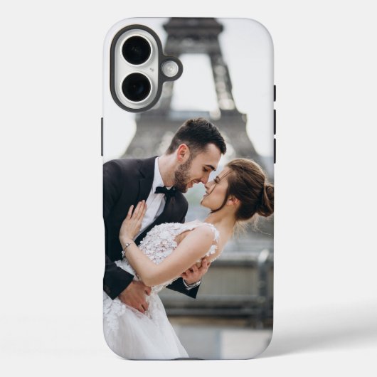 Coques Case-Mate iPhone Créez votre propre Mariage photo Amour romantique (Verso)
