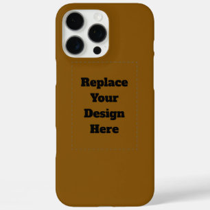 Coques iPhone 16 Pro Max Créez votre propre marron