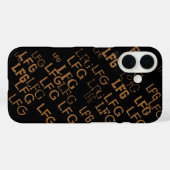 Coques Case-Mate iPhone Créez votre propre nom Initials motif (Verso (horizontal))