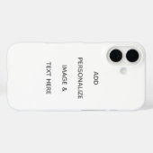 Coques Case-Mate iPhone Créez Votre Propre Personnalisation (Verso (horizontal))