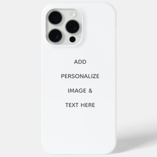 Coques Case-Mate iPhone Créez Votre Propre Personnalisation (Verso)