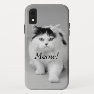 Case-Mate iPhone Case Créez votre propre Photo Cat adorable noir et blan