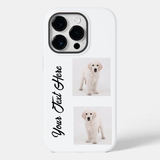 Coques Case-Mate iPhone Créez votre propre photo de chien animal de compag (Verso)