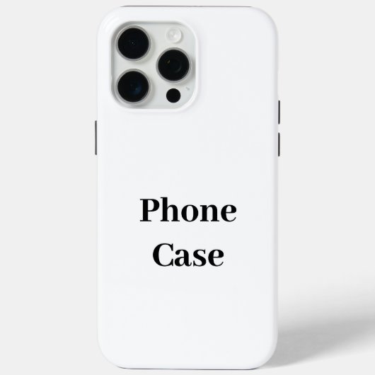 Coques Case-Mate iPhone Créez Votre Propre Promotion de Marque Simple (Verso)