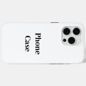 Coques Case-Mate iPhone Créez Votre Propre Promotion de Marque Simple (Verso (horizontal))