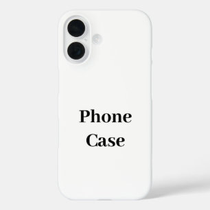 Coques iPhone 16 Créez Votre Propre Promotion de Marque Simple
