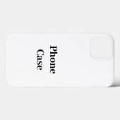 Coques Case-Mate iPhone Créez Votre Propre Promotion de Marque Simple (Verso (horizontal))