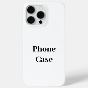 Coque iPhone 15 Pro Max Créez Votre Propre Promotion de Marque Simple