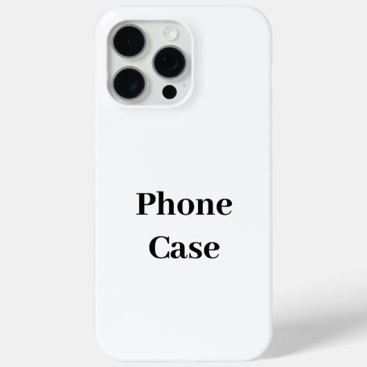 Coques Case-Mate iPhone Créez Votre Propre Promotion de Marque Simple (Verso)