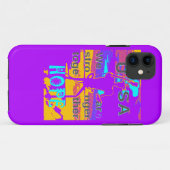 Coques Case-Mate iPhone Créez votre propre USA Hope Nous sommes forts ense (Dos (Horizontal))